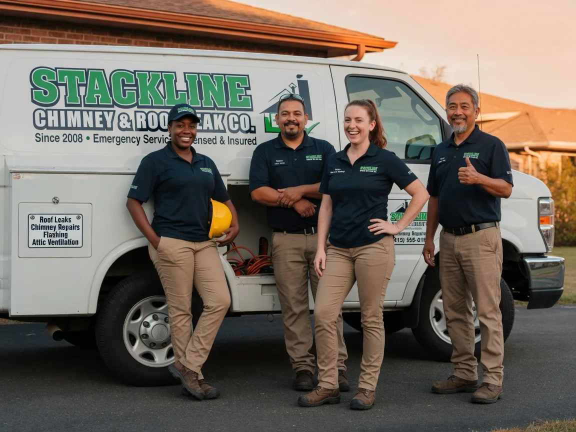 Chimney flashing repair company in Galesburg, ND